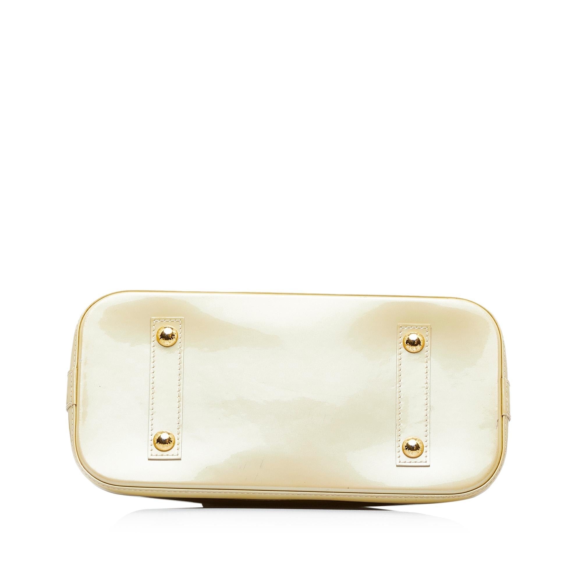 Louis Vuitton Monogram Vernis Alma PM (SHG-Pkok7A)