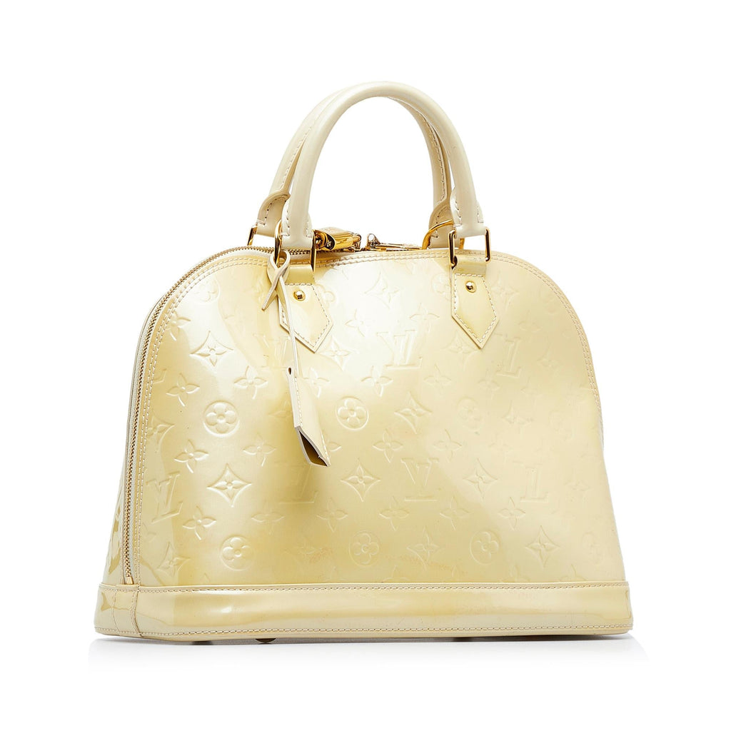Louis Vuitton Monogram Vernis Alma PM (SHG-Pkok7A)