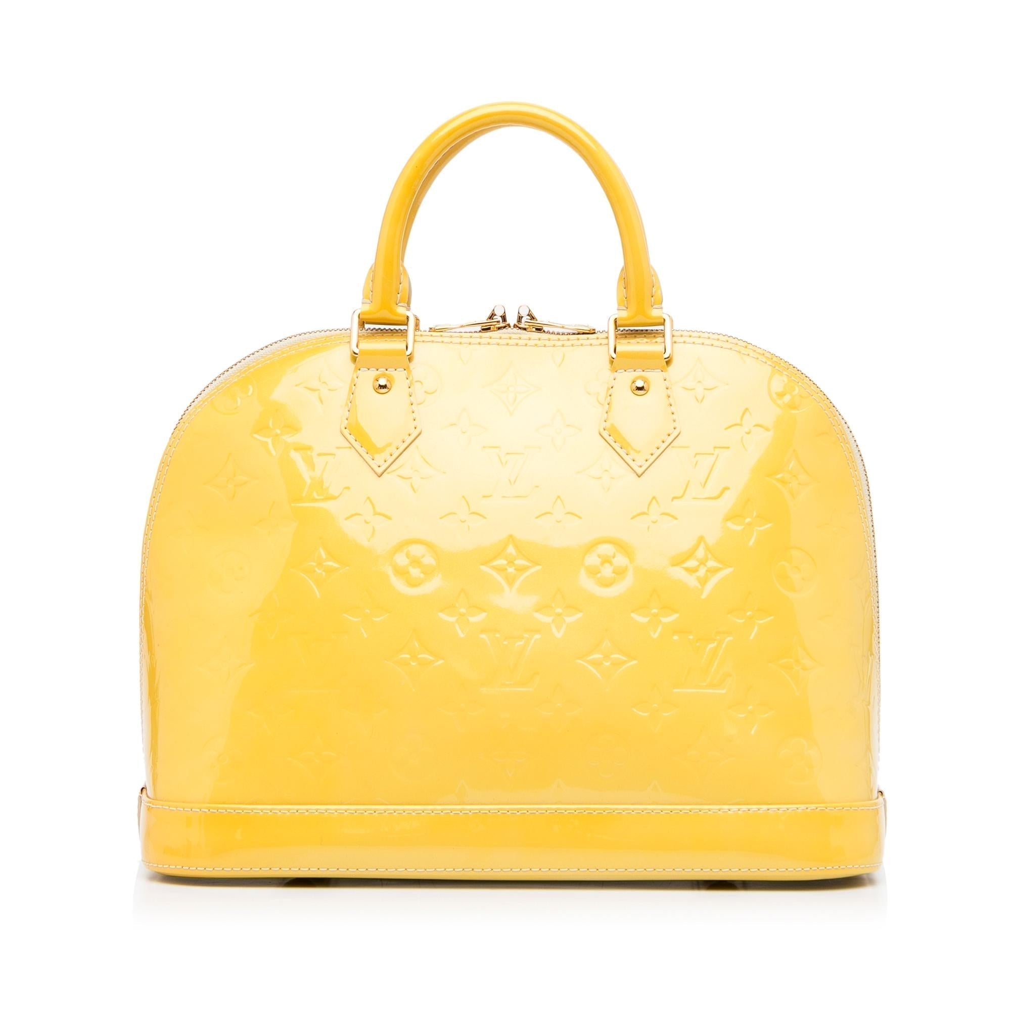 Louis Vuitton Monogram Vernis Alma PM (SHG-eEgf9Q)