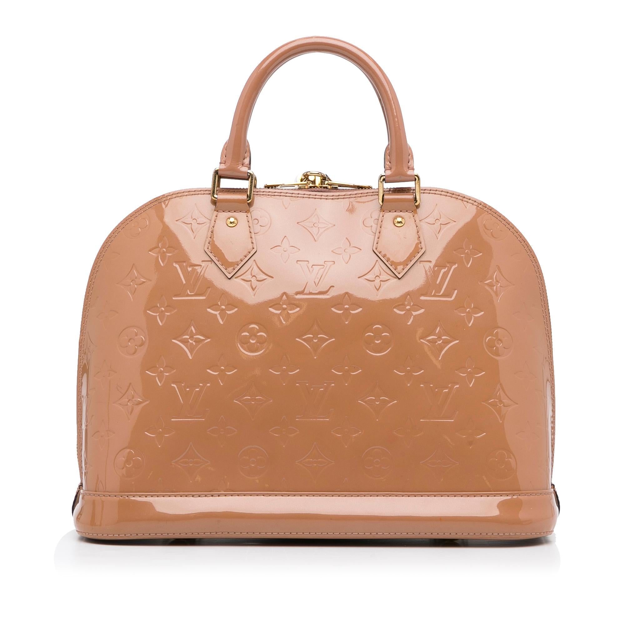 Louis Vuitton Monogram Vernis Alma PM (SHG-TpodTf)