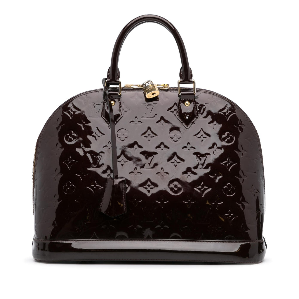 Louis Vuitton Monogram Vernis Alma PM (SHG-1McnUp)