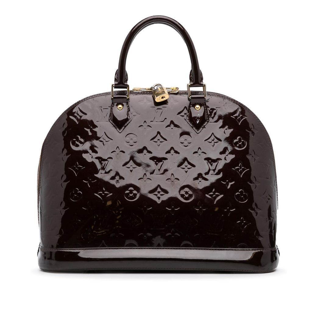 Louis Vuitton Monogram Vernis Alma PM (SHG-1McnUp)