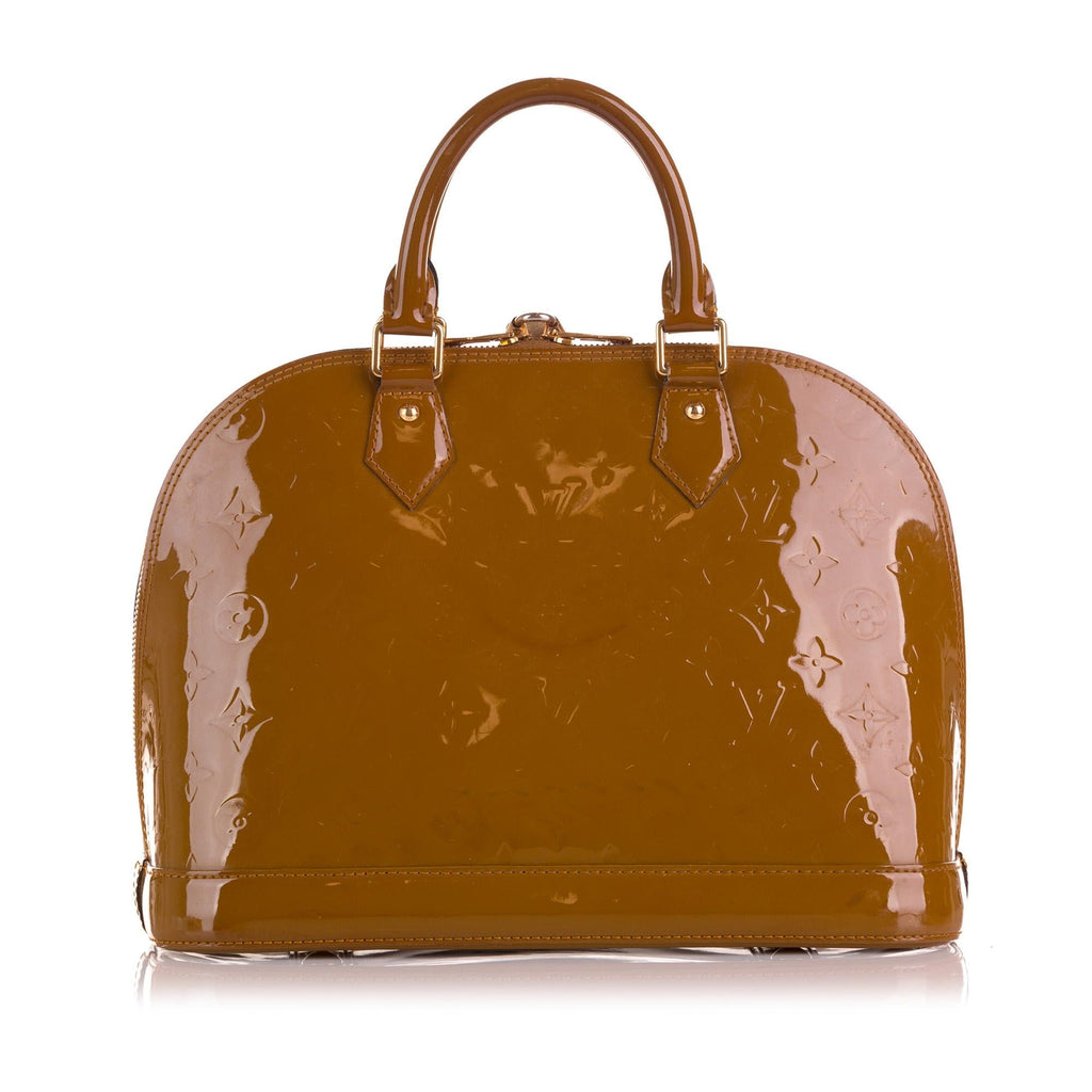 Louis Vuitton Monogram Vernis Alma PM (SHG-9nUVc0)