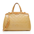 Louis Vuitton Monogram Vernis Brea MM Satchel (SHF-21419)
