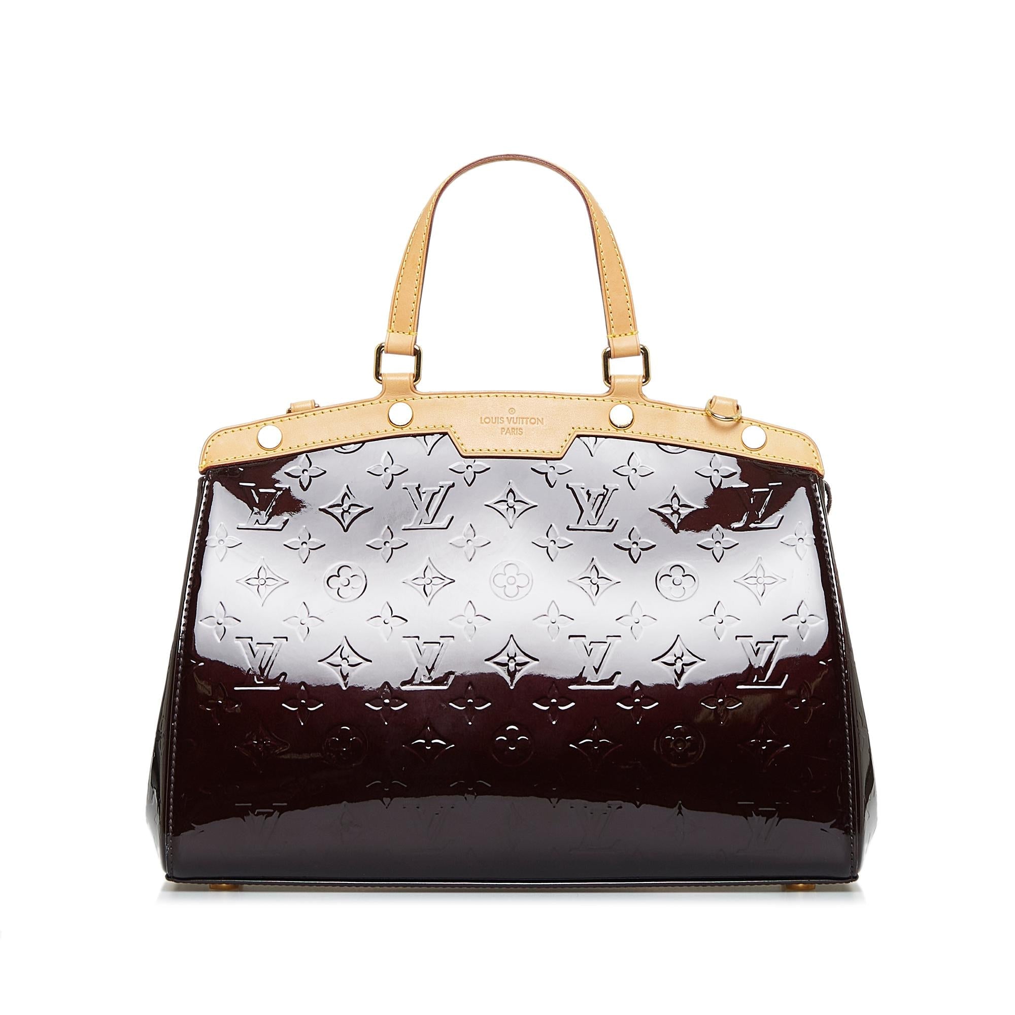 Louis Vuitton Monogram Vernis Brea MM (SHG-mhzUxd)