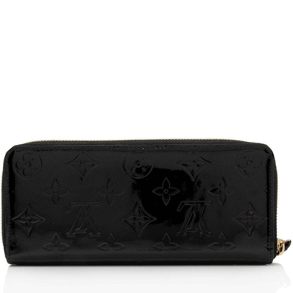 Louis Vuitton Monogram Vernis Clemence Wallet (SHF-XjrGv8)
