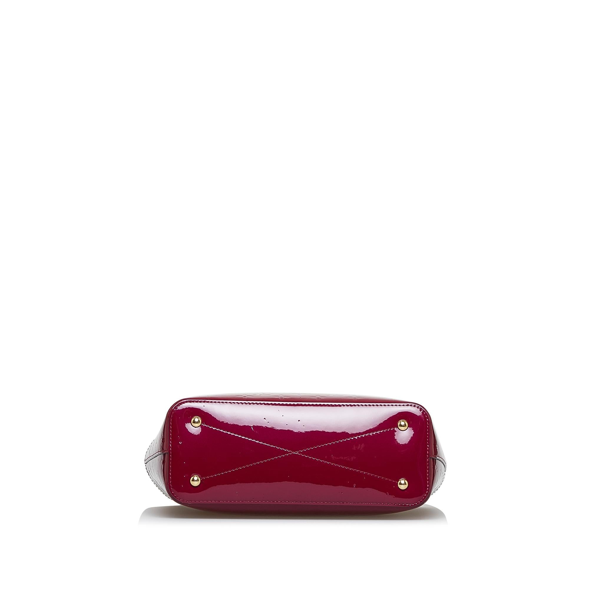 Louis Vuitton Monogram Vernis Long Beach PM (SHG-54rzAh)
