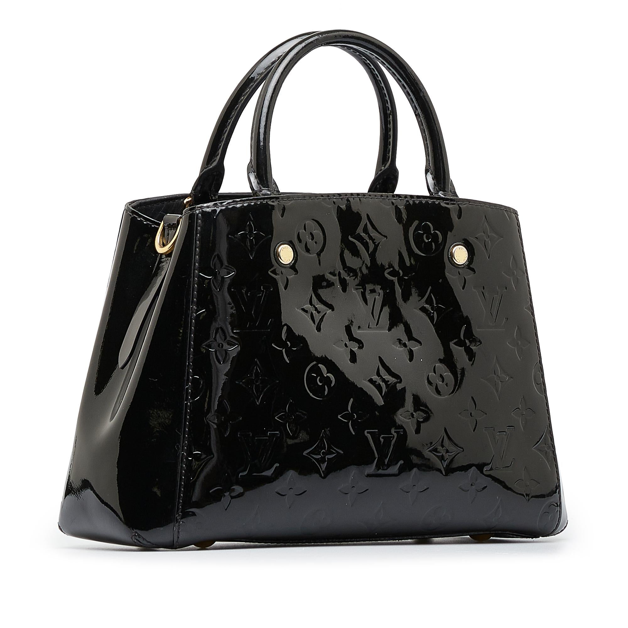 Louis Vuitton Monogram Vernis Montaigne BB (SHG-UBbqew)
