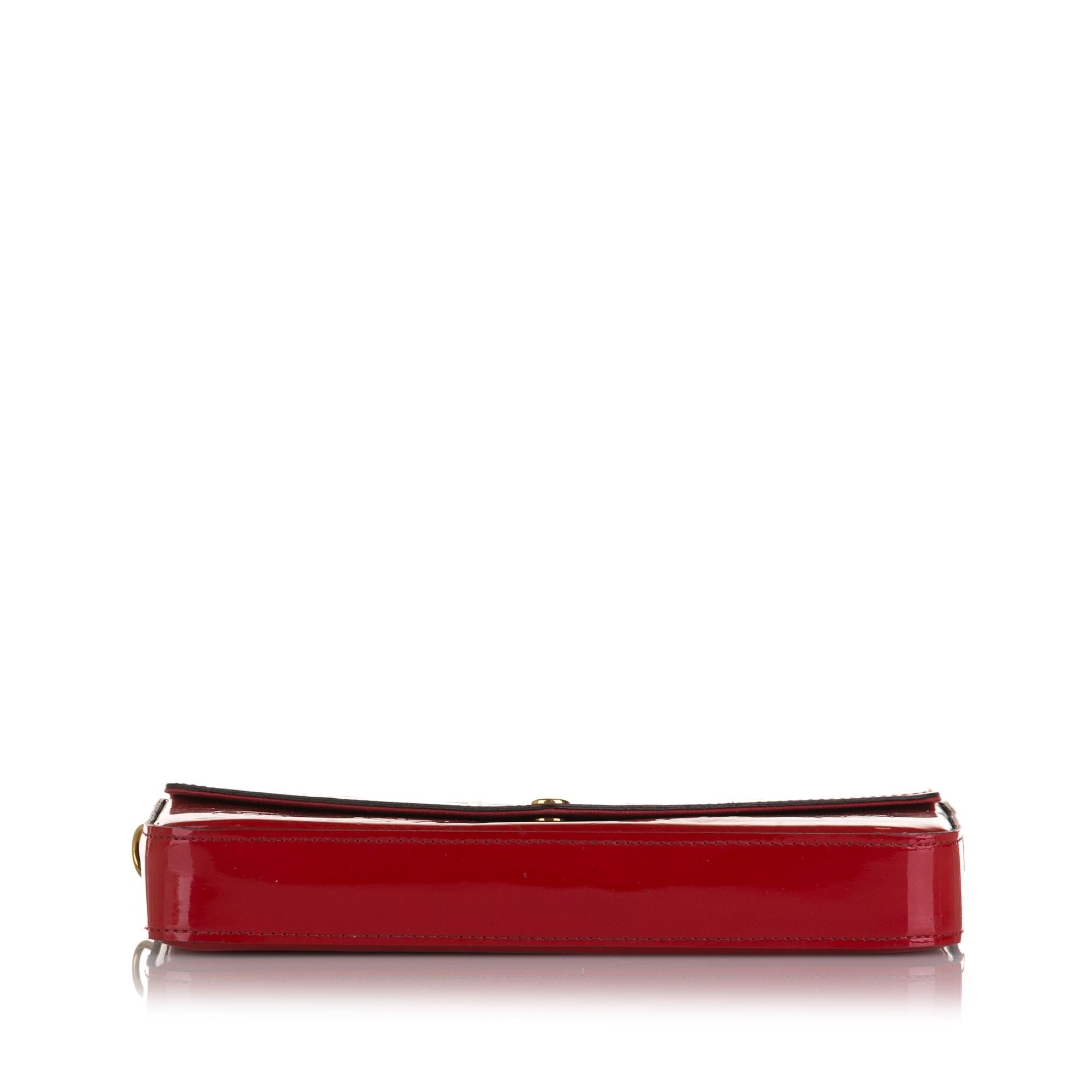 Louis Vuitton Monogram Vernis Pochette Felicie (SHG-GgZlqY)