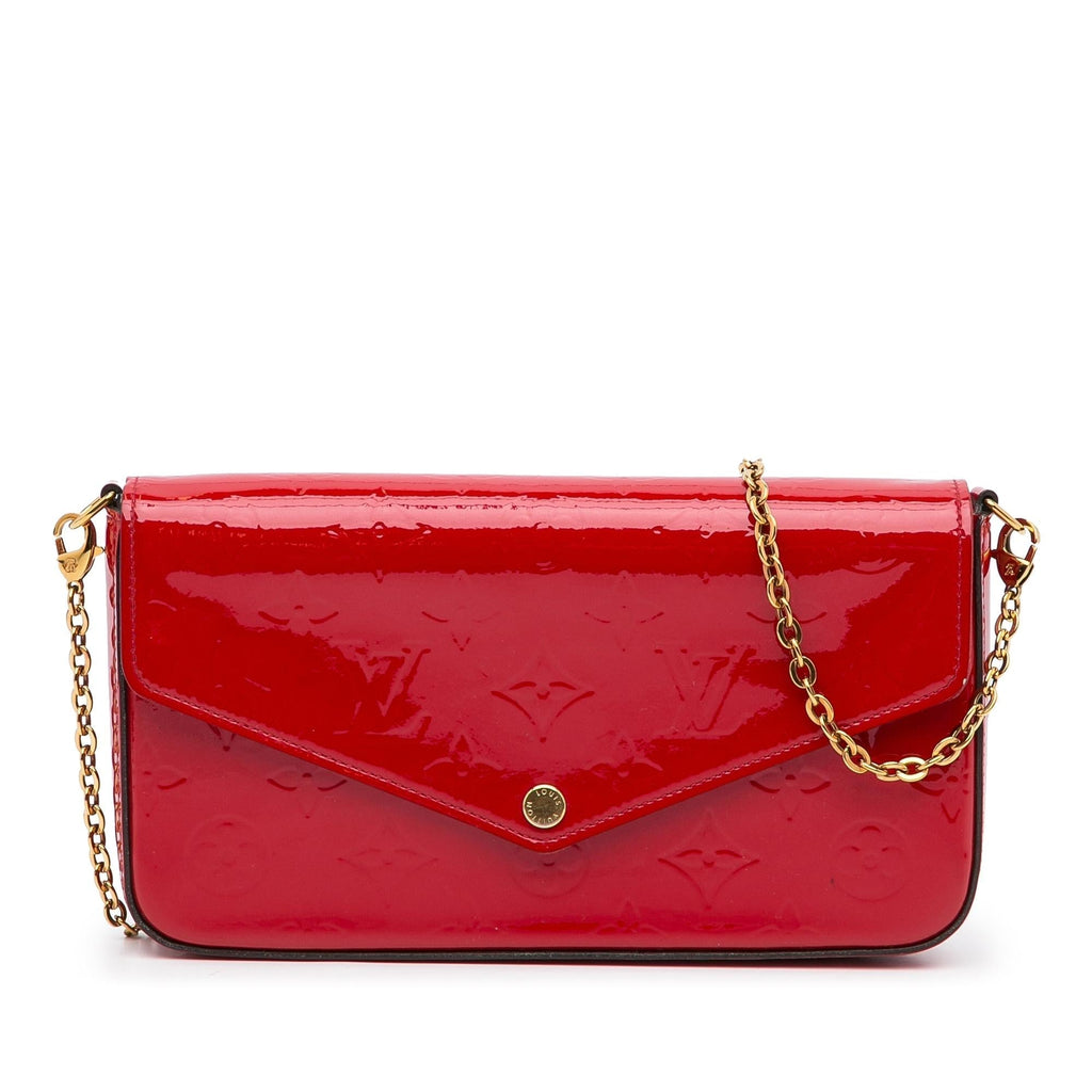 Louis Vuitton Monogram Vernis Pochette Felicie (SHG-YbsGA2)