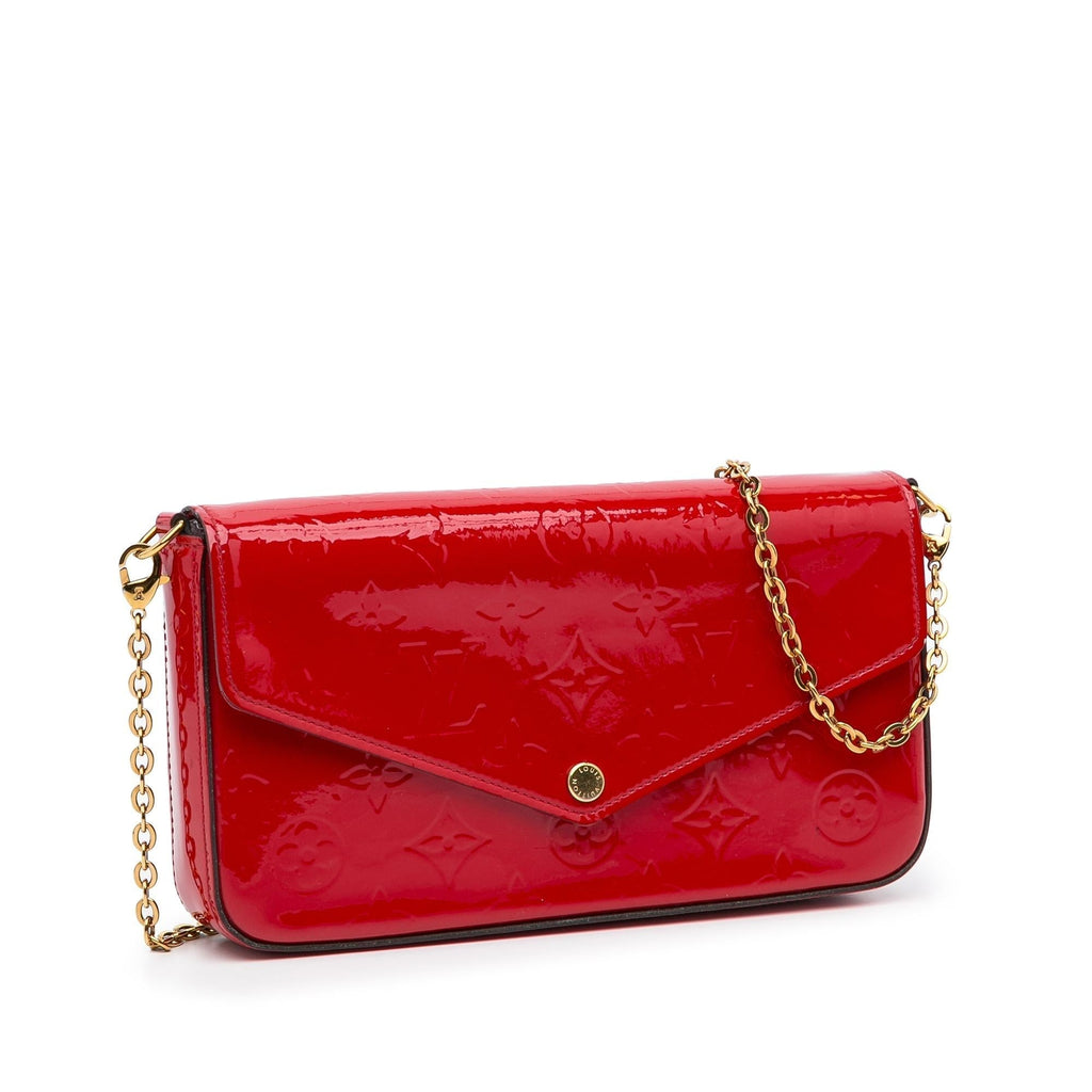 Louis Vuitton Monogram Vernis Pochette Felicie (SHG-YbsGA2)