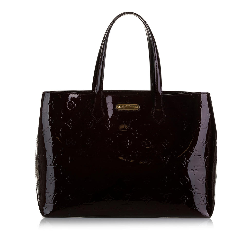 Louis Vuitton Monogram Vernis Wilshire MM (SHG-jyZpD3)