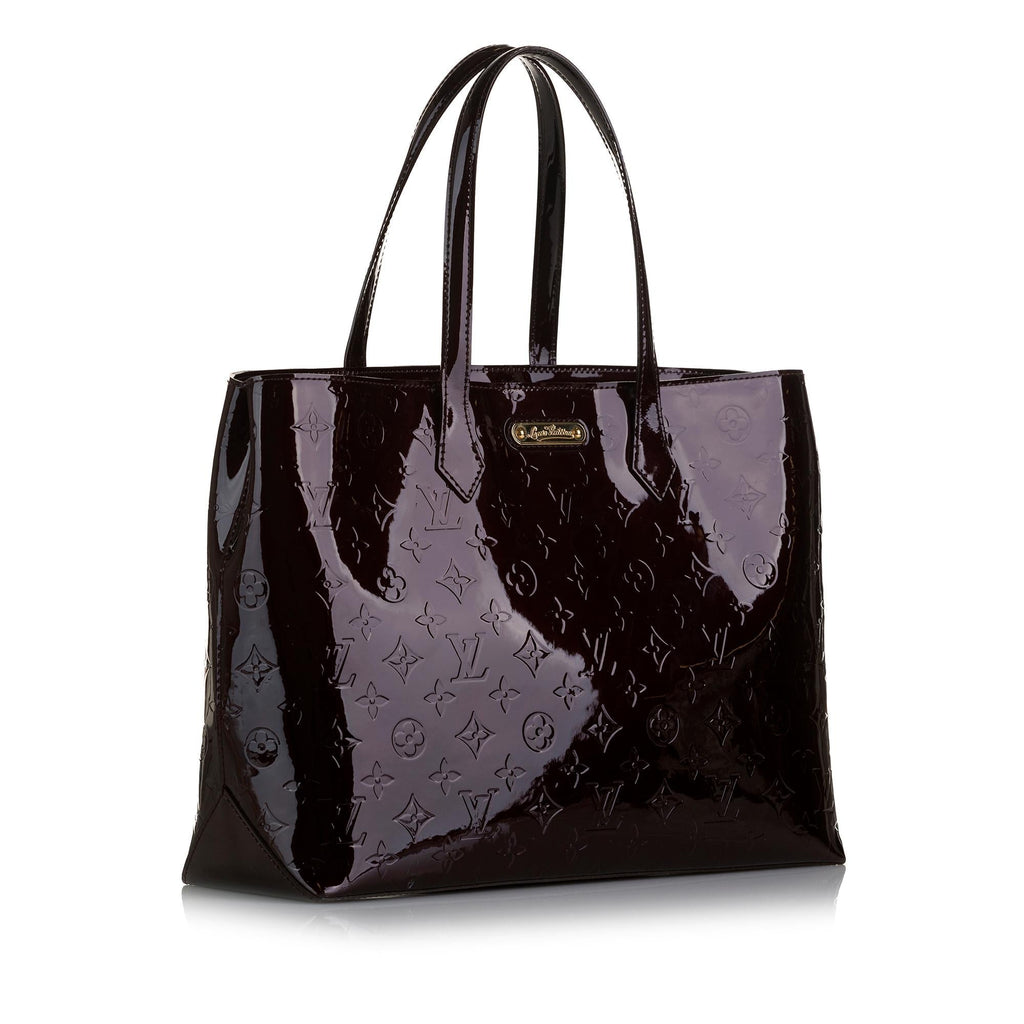 Louis Vuitton Monogram Vernis Wilshire MM (SHG-jyZpD3)