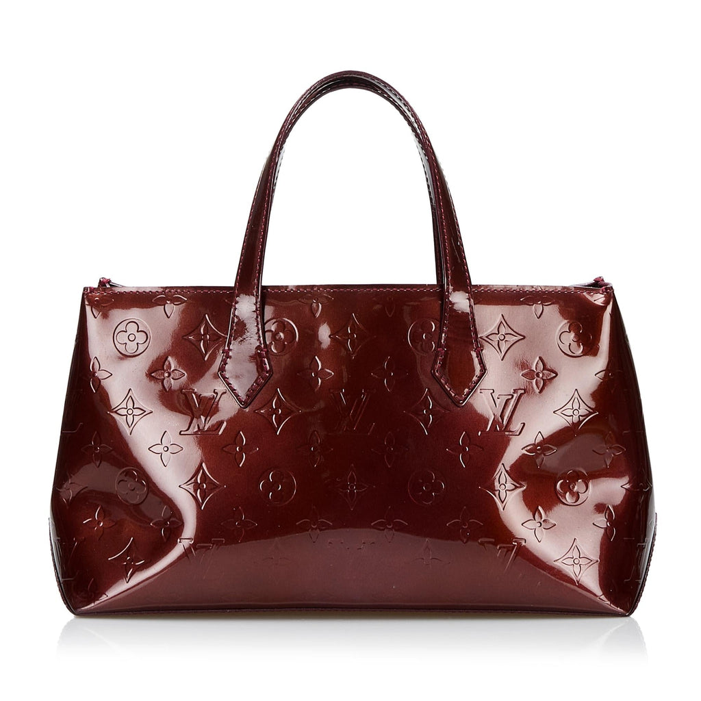 Louis Vuitton Monogram Vernis Wilshire PM (SHG-3zphEv)