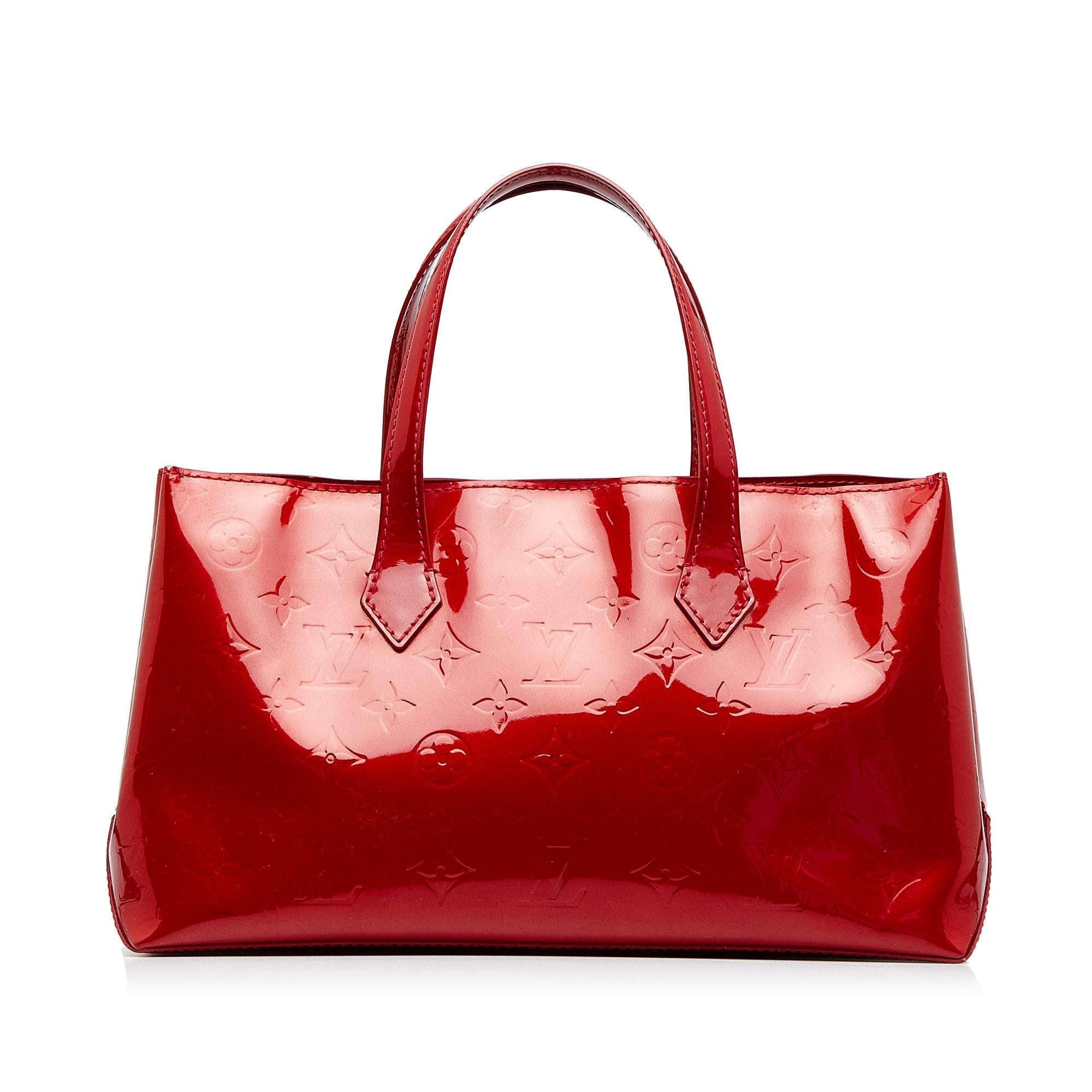 Louis Vuitton Monogram Vernis Wilshire PM (SHG-a7HjnB)