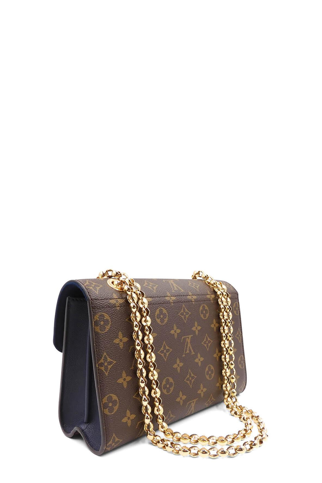 Monogram Victoire Chain Bag Brown Marine