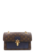 Monogram Victoire Chain Bag Brown Marine
