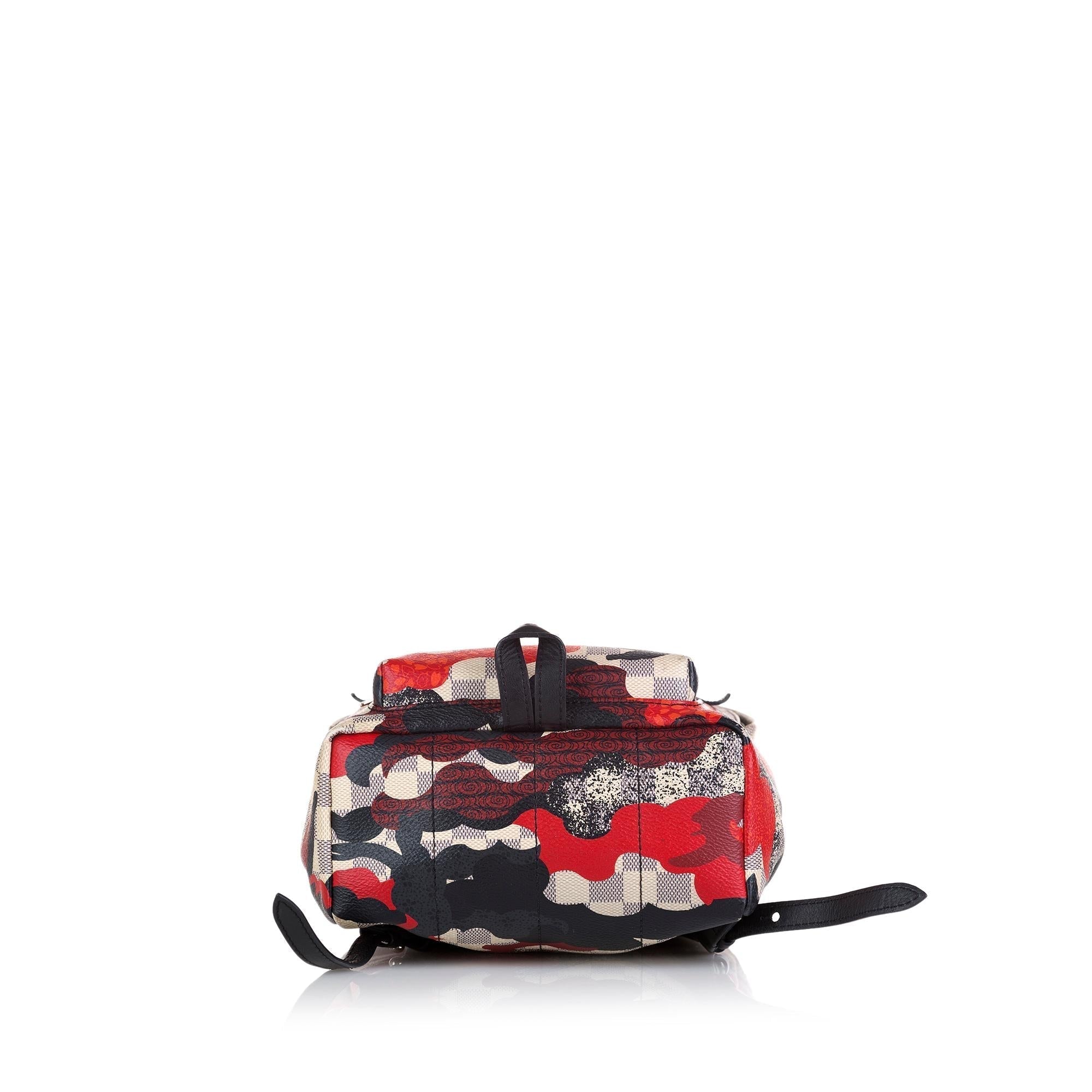 Louis Vuitton Patchwork Waves Damier Palm Springs PM (SHG-37982)