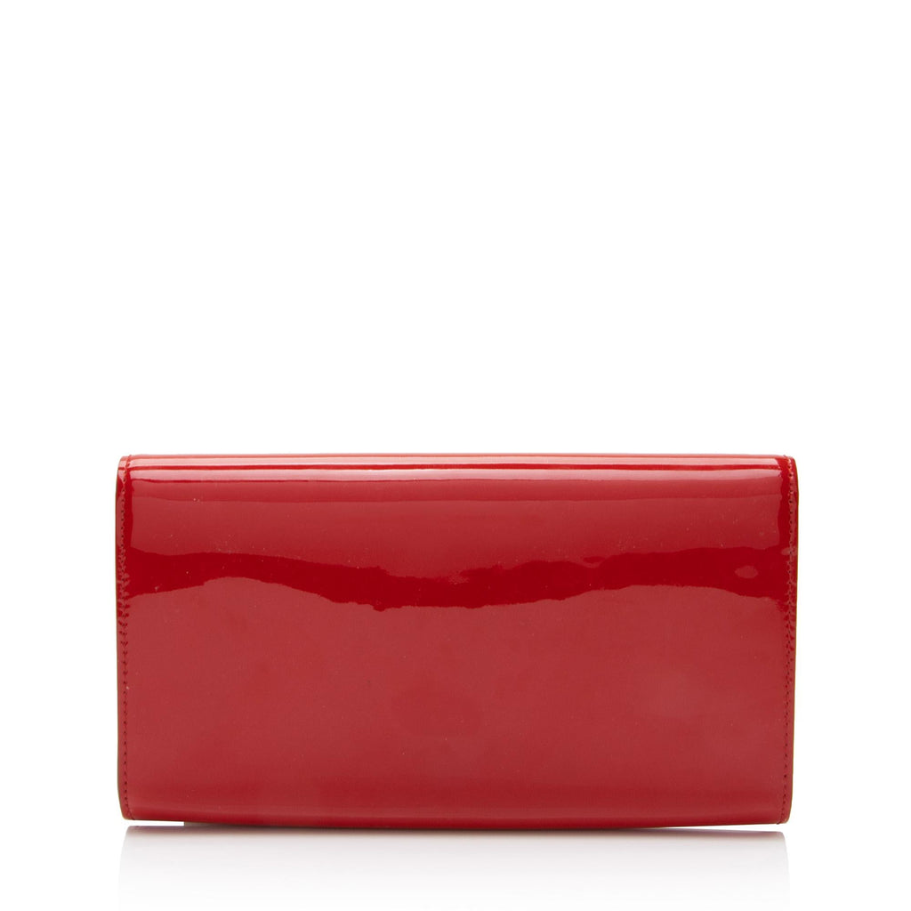 Louis Vuitton Patent Leather Louise Clutch (SHF-5GHpKI)