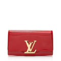 Louis Vuitton Patent Leather Louise Clutch (SHF-5GHpKI)