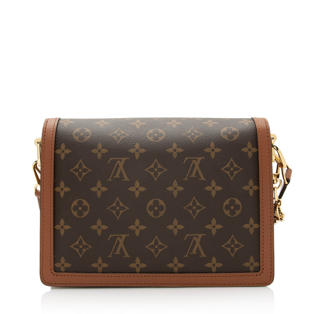 Louis Vuitton Reverse Monogram Dauphine MM Shoulder Bag (SHF-22333)