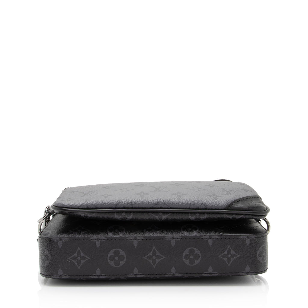 Louis Vuitton Reverse Monogram Eclipse Trio Messenger Bag (SHF-74wbYX)