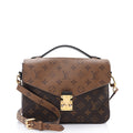 Louis Vuitton Reverse Monogram Pochette Metis Shoulder Bag (SHF-HDehHC)