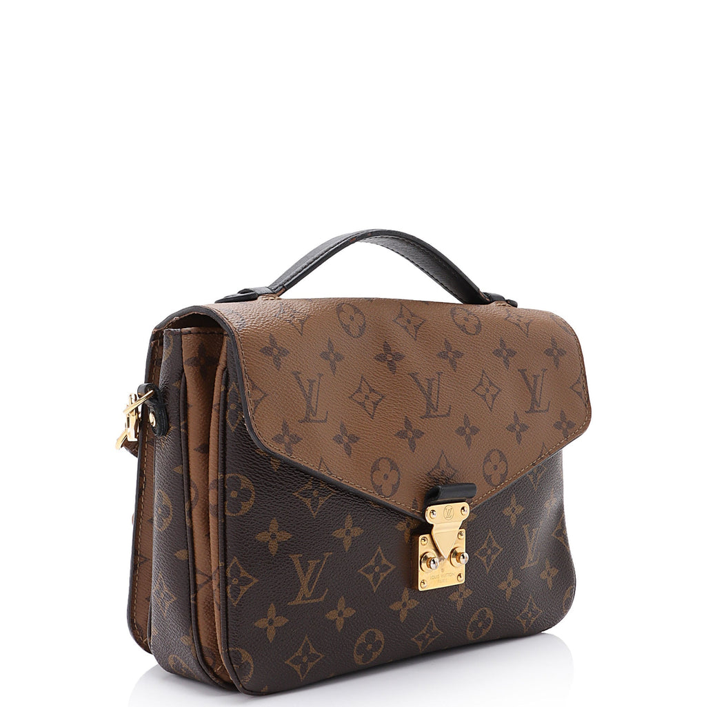 Louis Vuitton Reverse Monogram Pochette Metis Shoulder Bag (SHF-HDehHC)