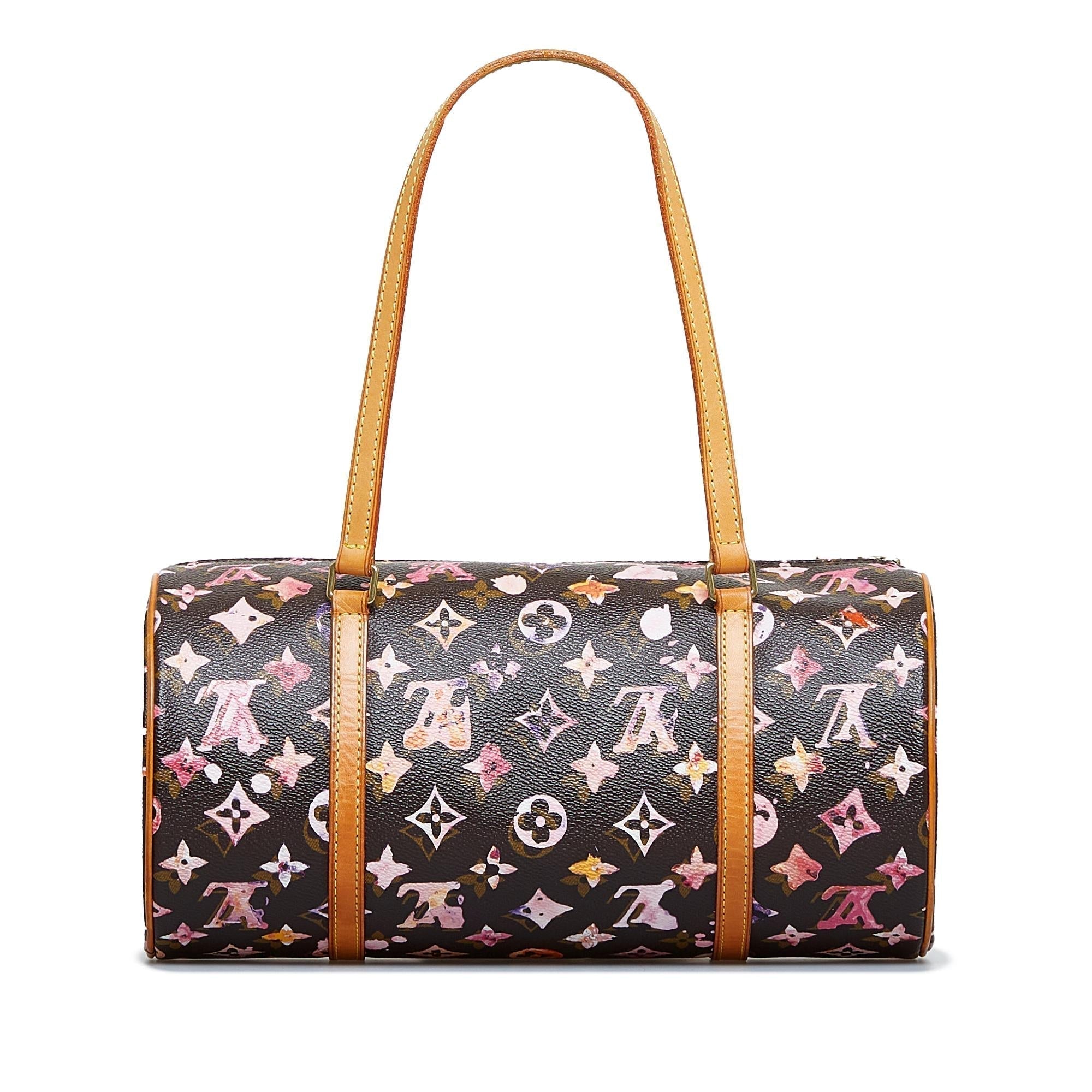 Louis Vuitton Richard Prince Monogram Watercolor Papillon 30 (SHG-zR3WPZ)