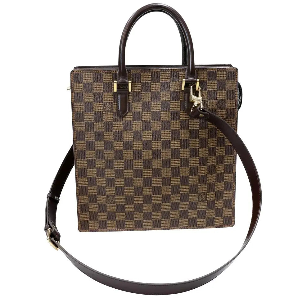 Louis Vuitton Sac Plat Venice Damier Ebene Monogram Canvas Crossbody Bag LV-B0526P-0001