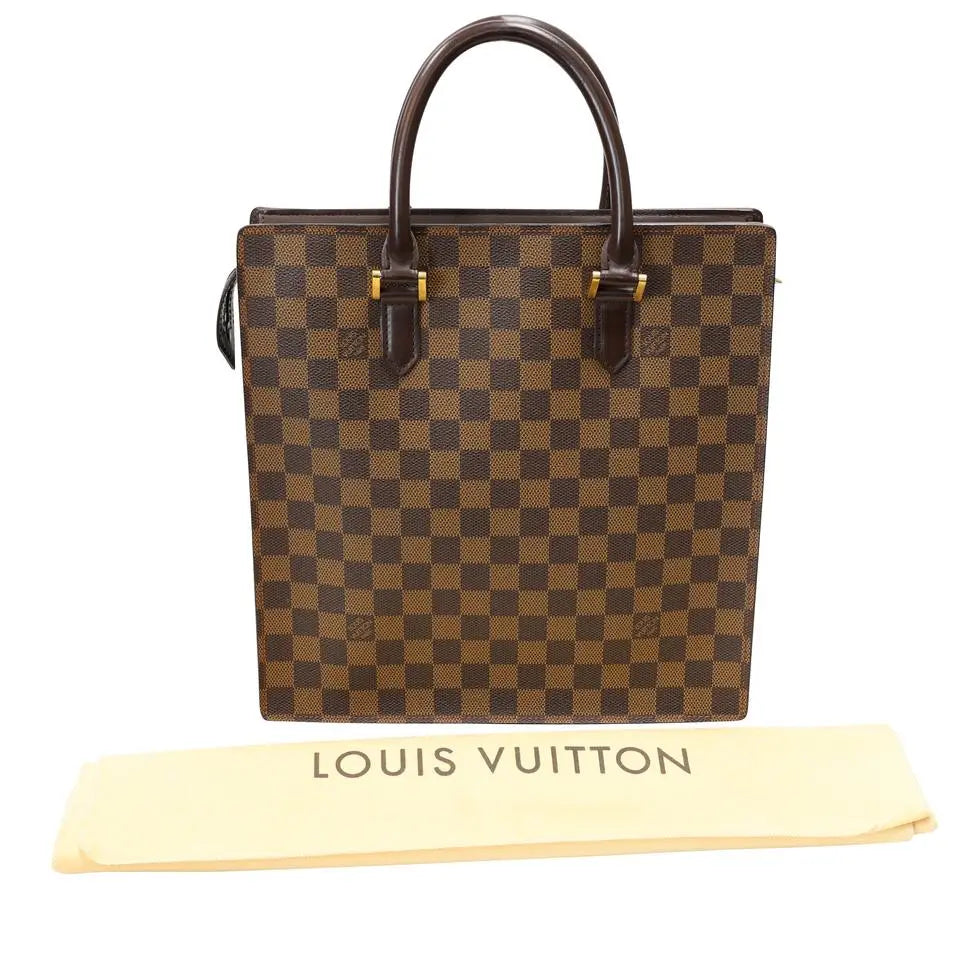 Louis Vuitton Sac Plat Venice Damier Ebene Monogram Canvas Crossbody Bag LV-B0526P-0001