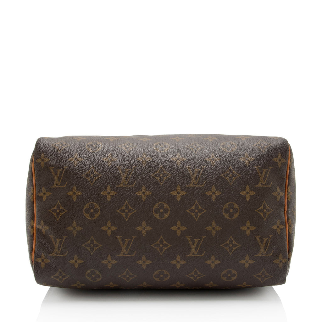 Louis Vuitton Vintage Monogram Canvas Speedy 30 Satchel