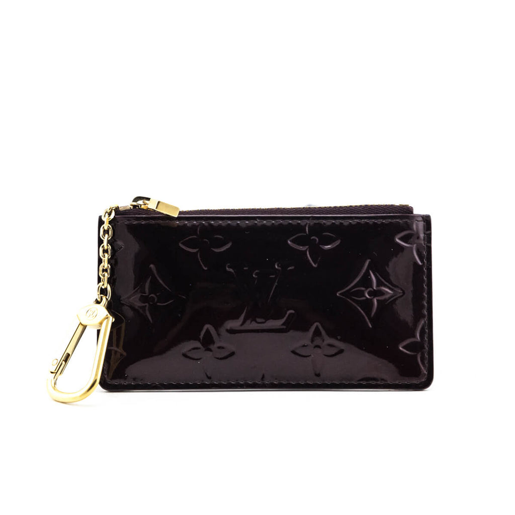 Louis Vuitton Amarante Monogram Vernis Key Pouch