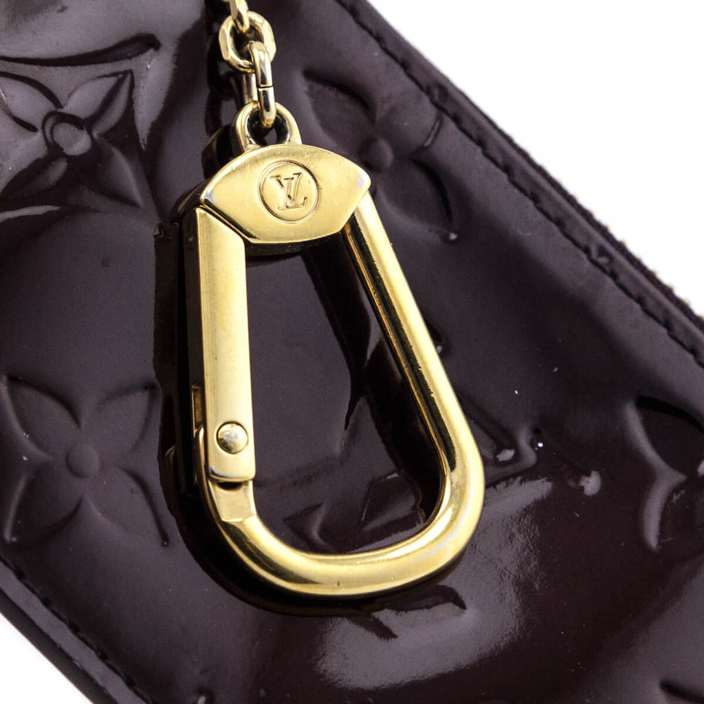 Louis Vuitton Amarante Monogram Vernis Key Pouch