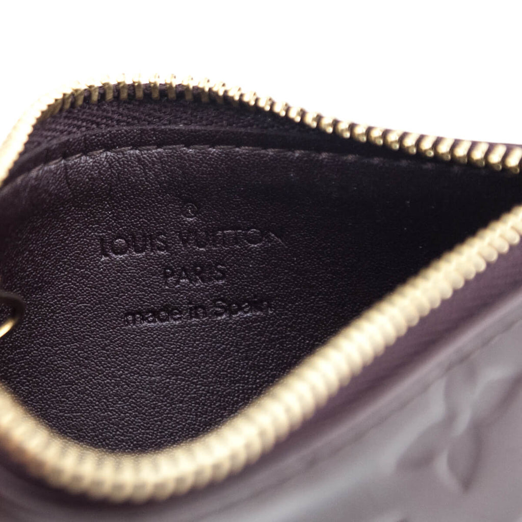 Louis Vuitton Amarante Monogram Vernis Key Pouch