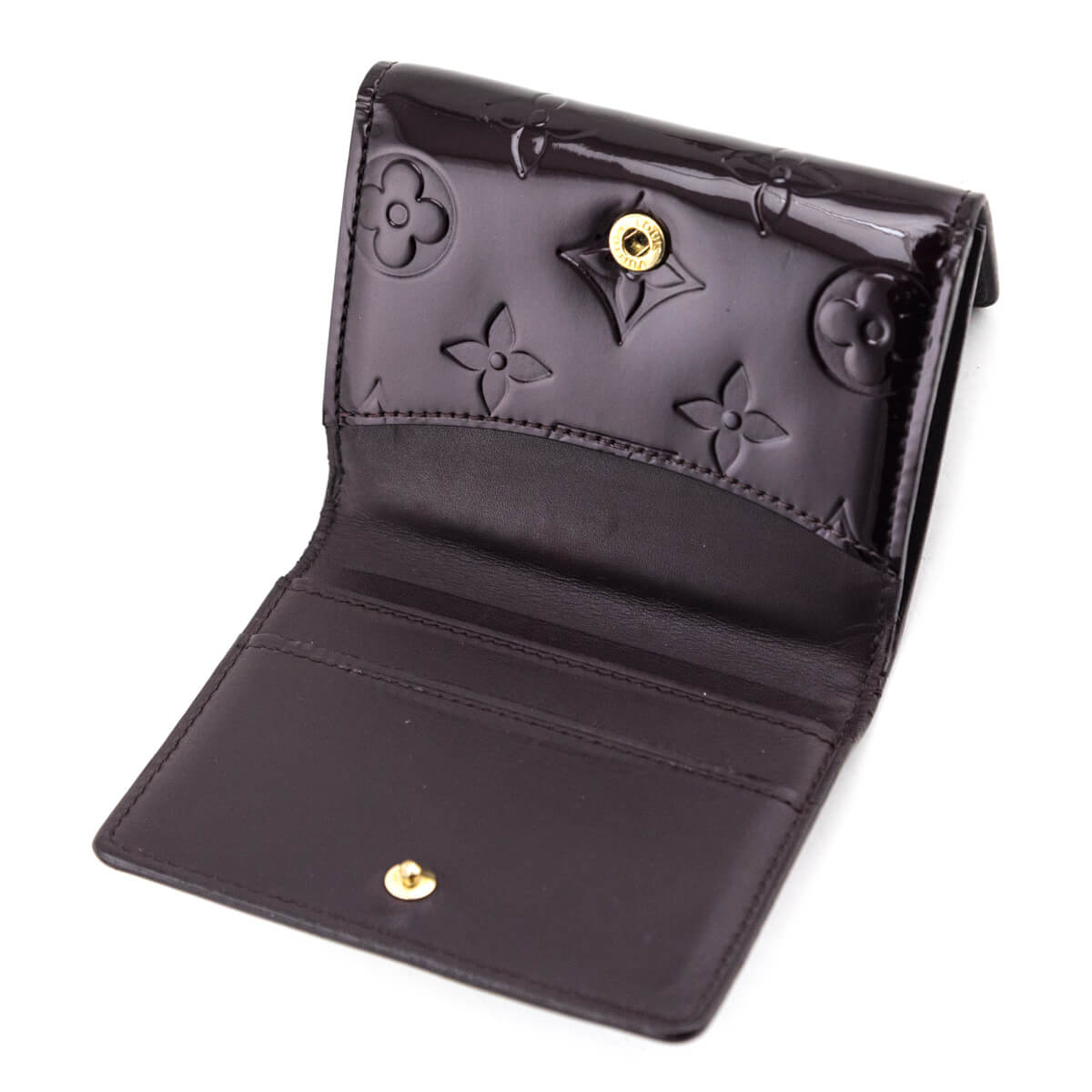Louis Vuitton Amarante Monogram Vernis Ludlow Wallet