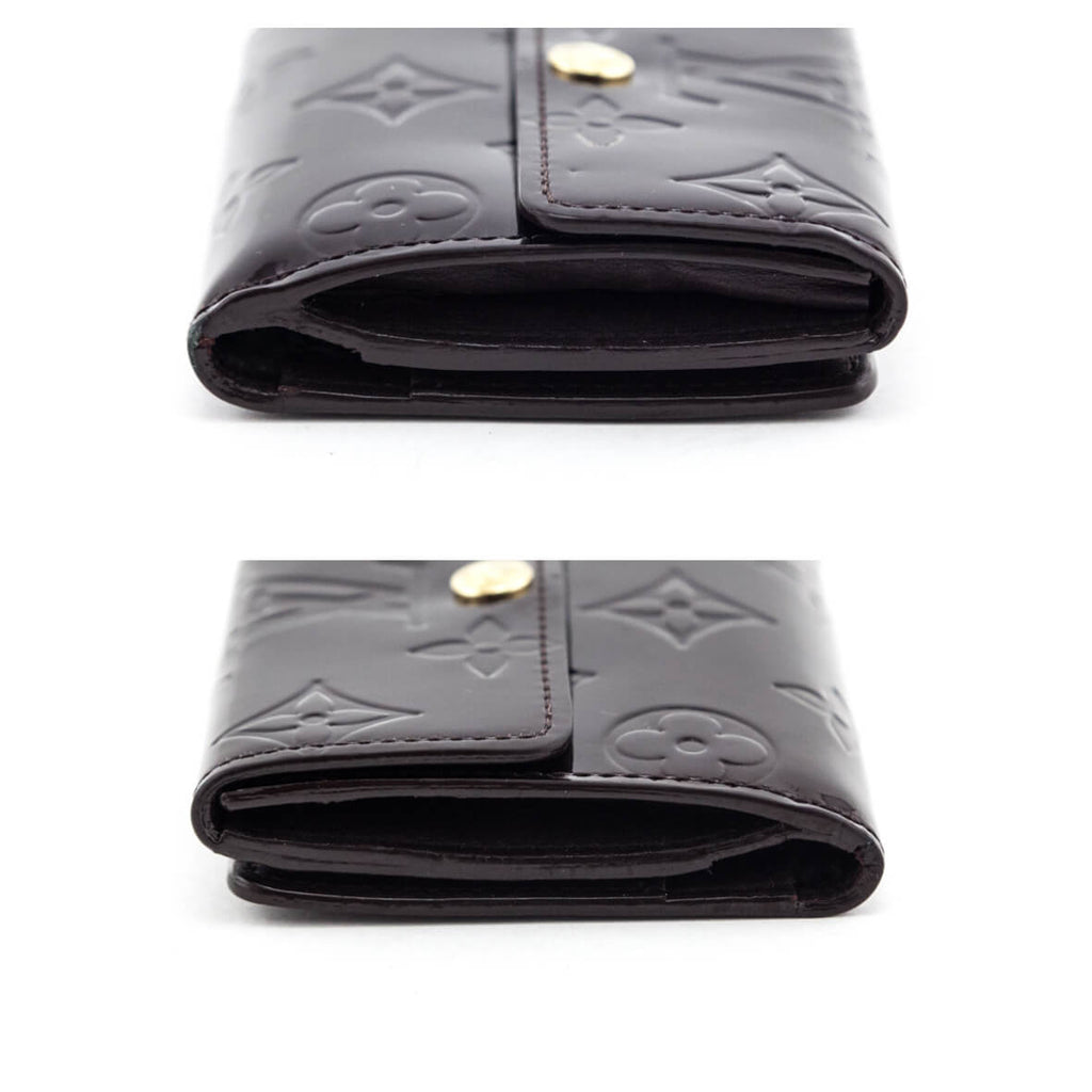 Louis Vuitton Amarante Monogram Vernis Ludlow Wallet