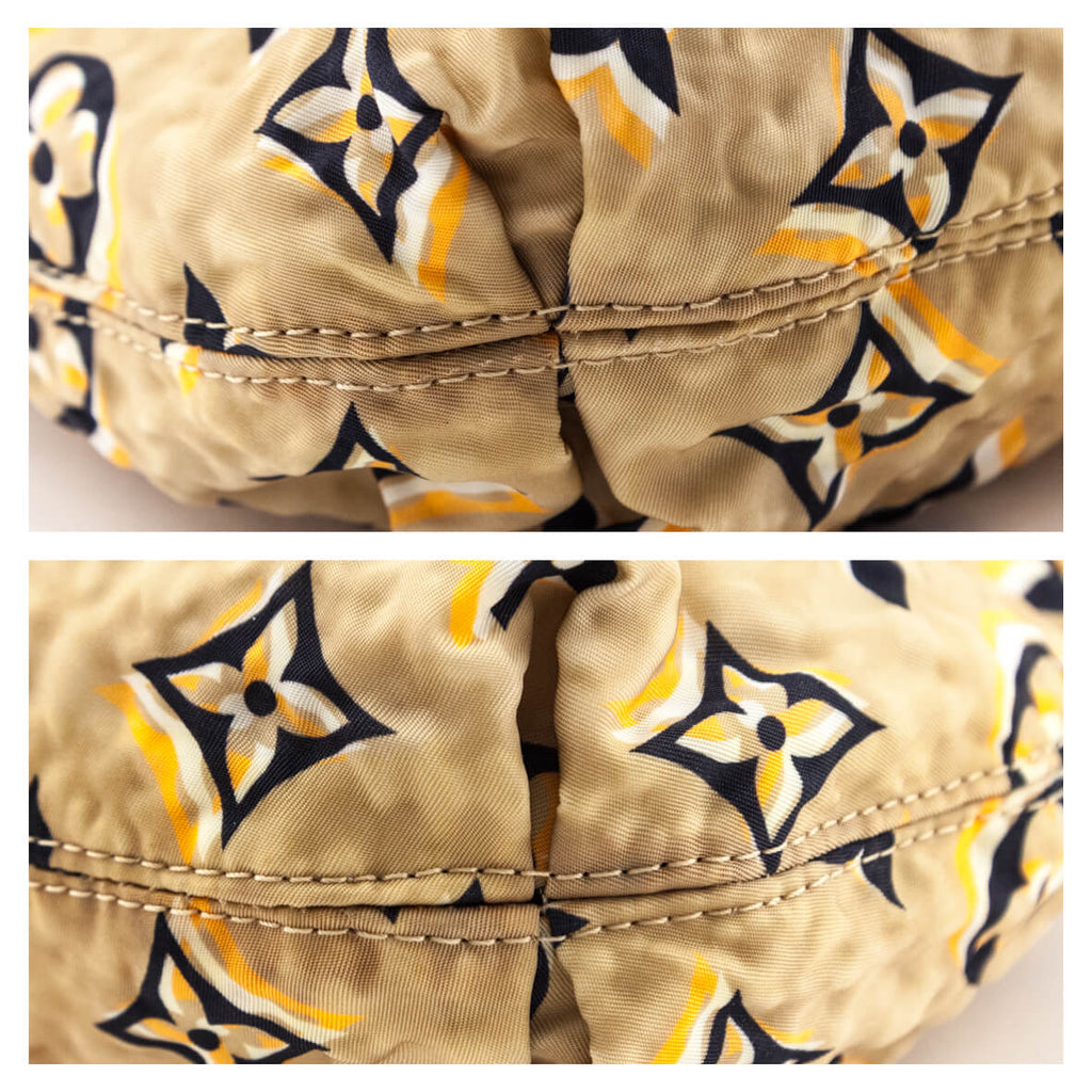 Louis Vuitton Beige Nylon Monogram Cruise Bulles PM
