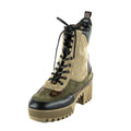 Louis Vuitton Beige Suede & Monogram Laureate Platform Desert Boots Size US 11 | EU 41