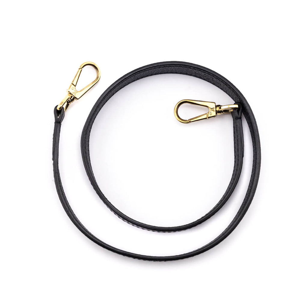 Louis Vuitton Black Calfskin Strap Bandouliere