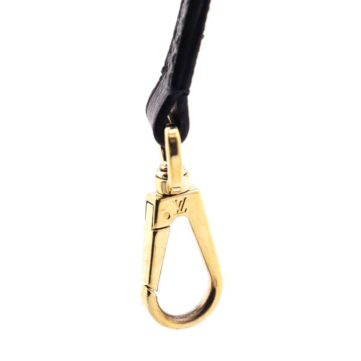 Louis Vuitton Black Calfskin Strap Bandouliere