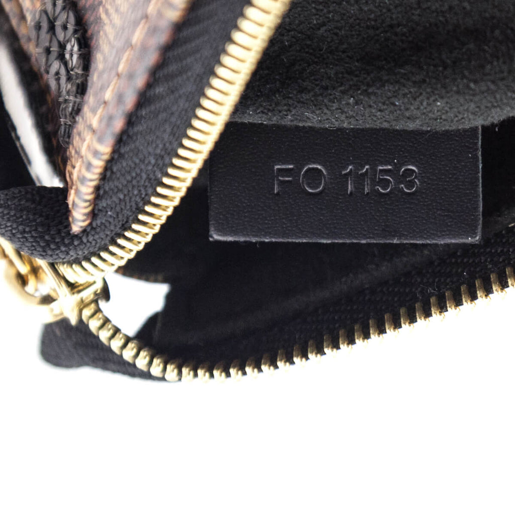 Louis Vuitton Black Damier Paillette Mini Pochette Accessoires