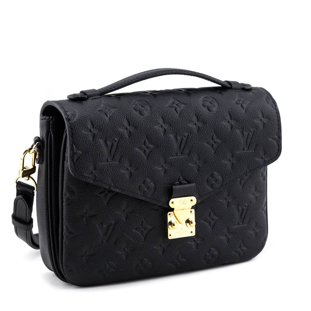 Louis Vuitton Black Empreinte Pochette Metis