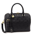 Louis Vuitton Black Empreinte Speedy Bandouliere 25 NM