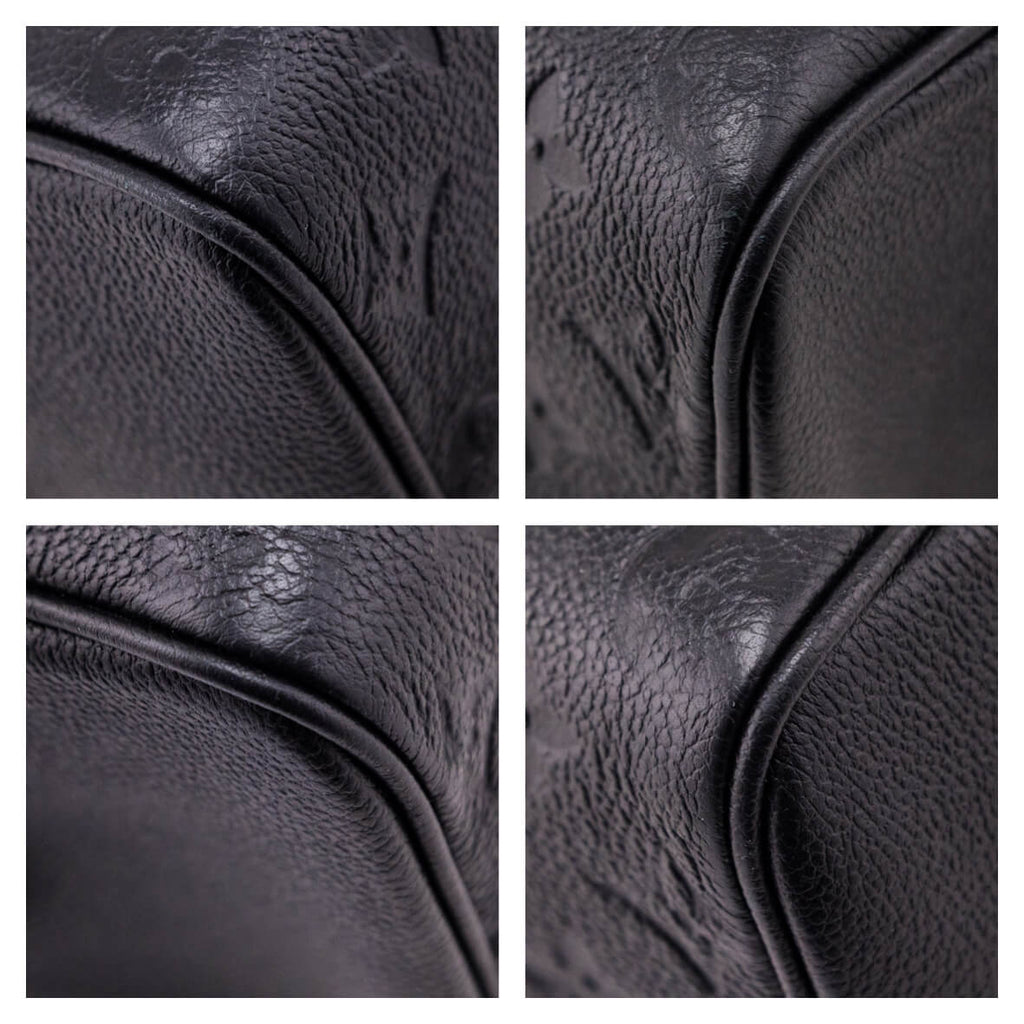 Louis Vuitton Black Empreinte Speedy Bandouliere 25 NM