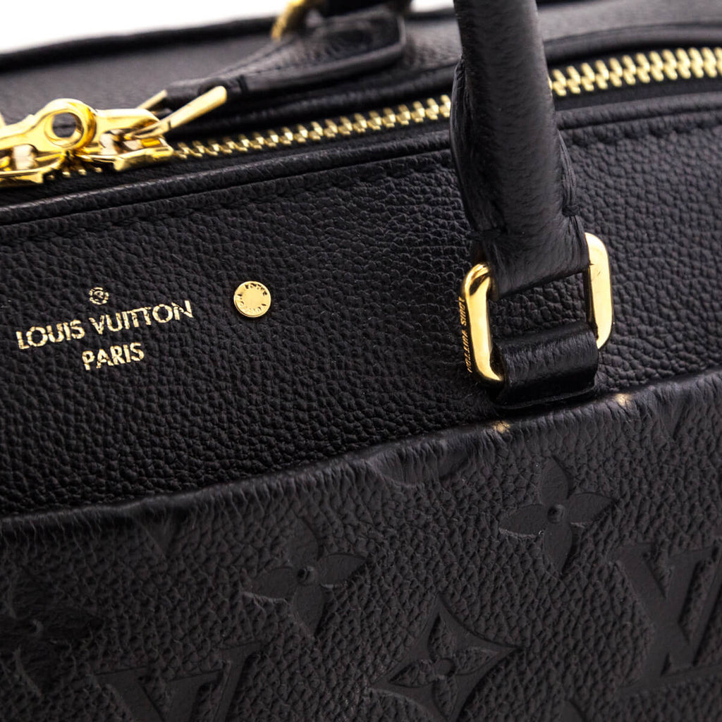 Louis Vuitton Black Empreinte Speedy Bandouliere 25 NM