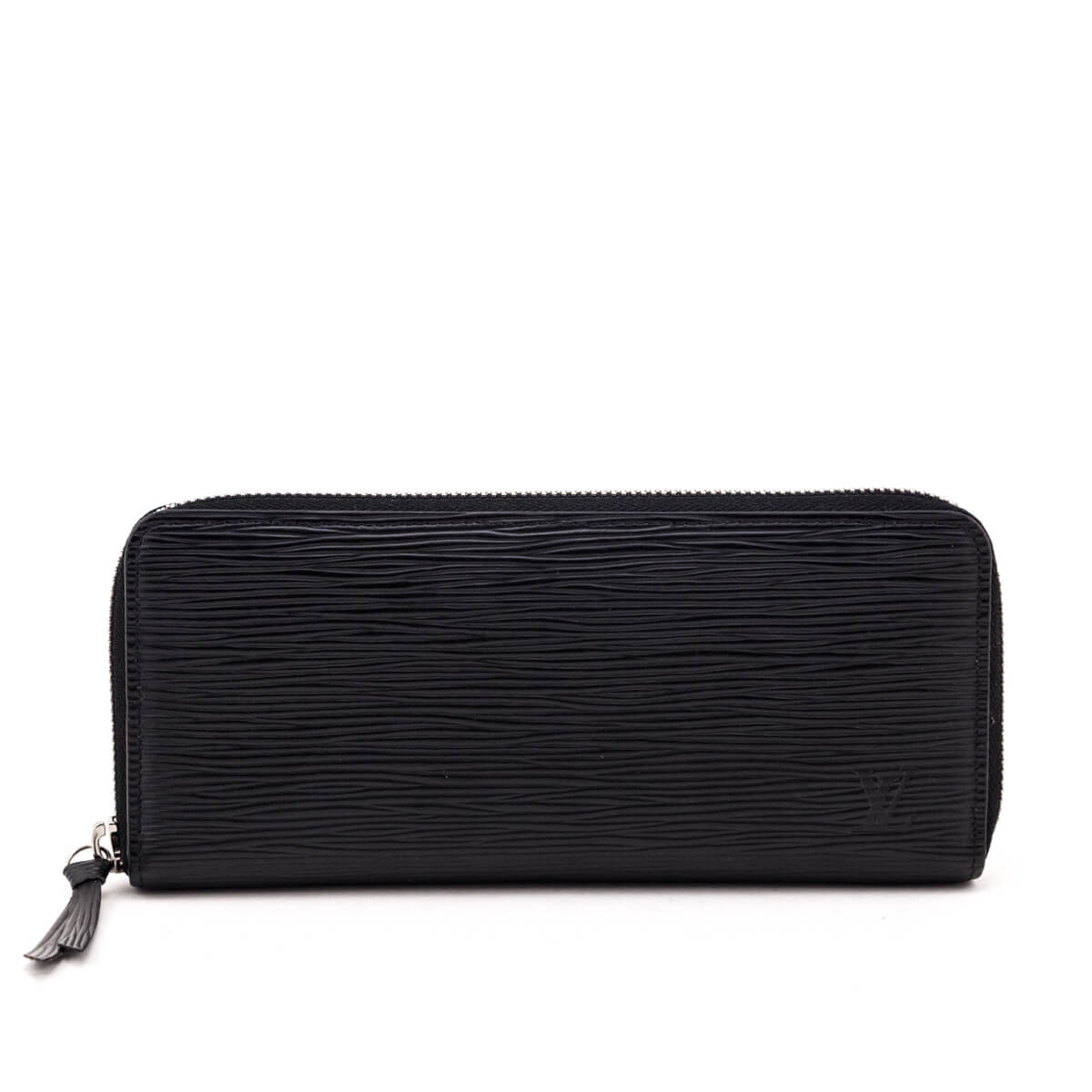 Louis Vuitton Black Epi Clemence Wallet