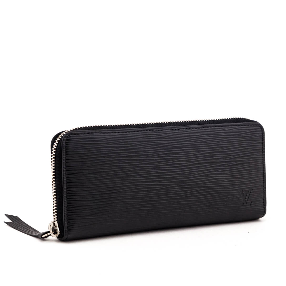 Louis Vuitton Black Epi Clemence Wallet