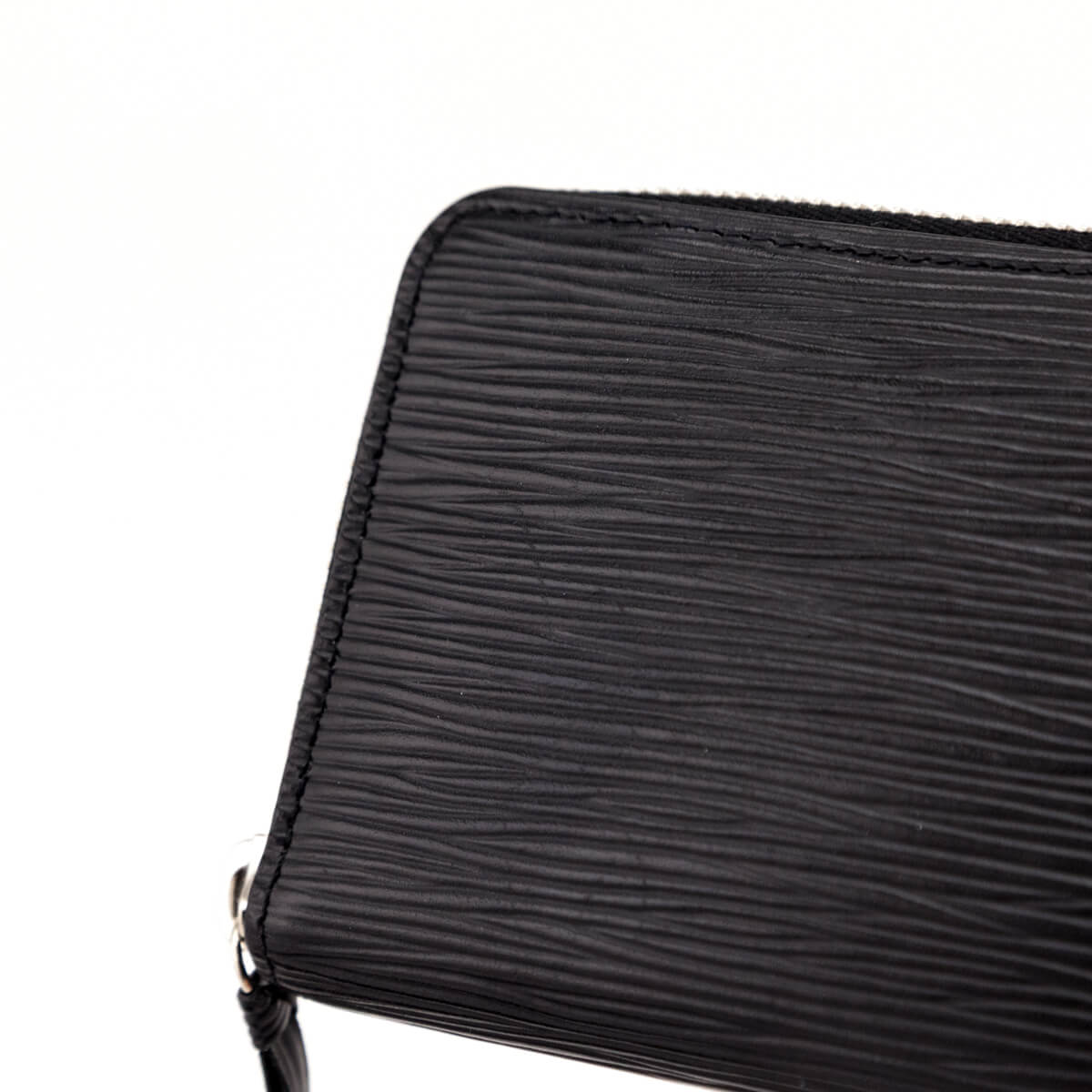 Louis Vuitton Black Epi Clemence Wallet