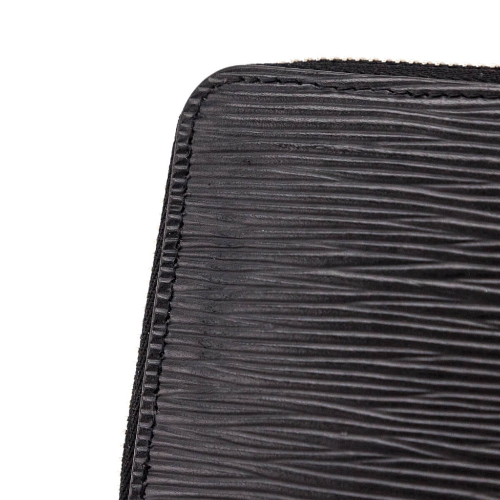 Louis Vuitton Black Epi Clemence Wallet